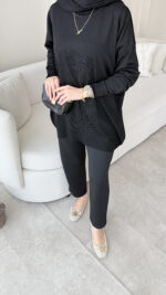 Efra Basic Kazak - Siyah - Görsel 6