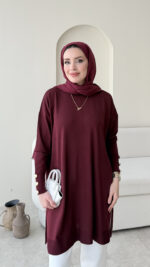 Mesa Kazak - Bordo - Görsel 5