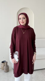 Mesa Kazak - Bordo - Görsel 5