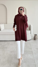 Mesa Kazak - Bordo - Görsel 7