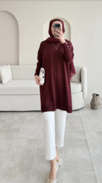 Mesa Kazak - Bordo - Görsel 7