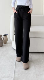 Urya Bol Kesim Pantalon - Siyah