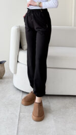 Karla Oyşo Pantalon - Siyah - Görsel 2