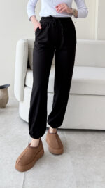 Karla Oyşo Pantalon - Siyah - Görsel 3