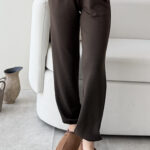 Karla Oyşo Pantalon - Acı Kahve