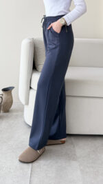 Neri Bol Paça Oyşo Pantalon - Mavi - Görsel 3