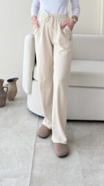 Neri Bol Paça Oyşo Pantalon - Bej