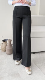 Mispa Çimalı Scuba Pantalon - Siyah - Görsel 2