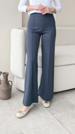 Mispa Çimalı Scuba Pantalon - Mavi - Görsel 2