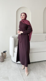 Esse Elbise - Mürdüm - Görsel 2