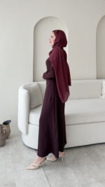 Esse Elbise - Mürdüm - Görsel 3