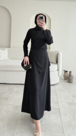 Esse Elbise - Siyah - Görsel 6