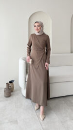 Esse Elbise - Vizon - Görsel 2