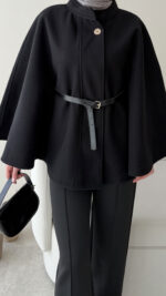 Fida Kaşe Panço - Siyah - Görsel 6