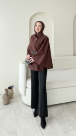 Fida Kaşe Panço - Kahve - Görsel 3