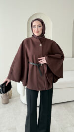 Fida Kaşe Panço - Kahve - Görsel 4