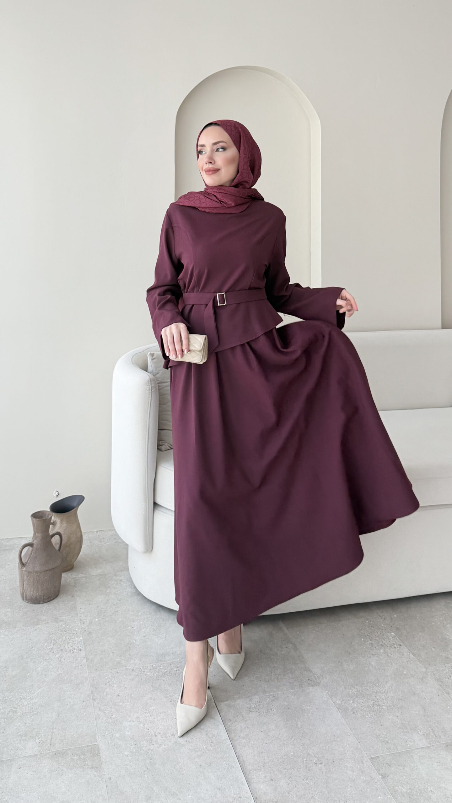 1762463214_0_690d0deef35af.jpg Vila Etekli Takım - Mürdüm - Görsel 1