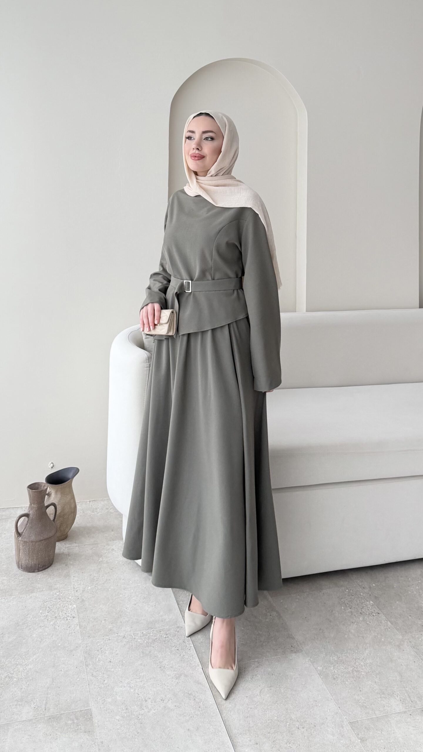 1762463414_0_690d0eb6ee606.jpg Vila Etekli Takım - Haki - Görsel 1