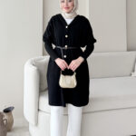 Misa Angora Hırka - Siyah