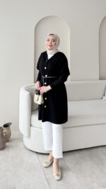 Misa Angora Hırka - Siyah - Görsel 2