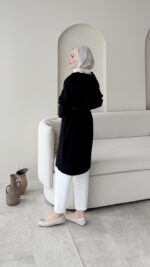 Misa Angora Hırka - Siyah - Görsel 3