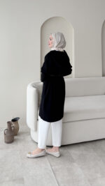 Misa Angora Hırka - Siyah - Görsel 3