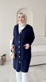 Misa Angora Hırka - Lacivert - Görsel 3