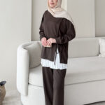 Evla Oyşo Takım - Kahverengi