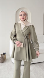 Pira Bağlamalı Scuba Takım - Yeşil - Görsel 4