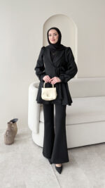 Pira Bağlamalı Scuba Takım - Siyah - Görsel 3