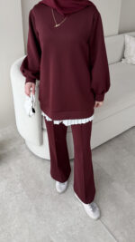 Maral Scuba Takım - Bordo - Görsel 6