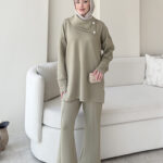 Kasi Şal Yaka Scuba Takım - Yeşil