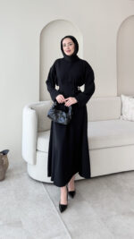 Meyla Gold Detaylı Elbise – Siyah - Görsel 2