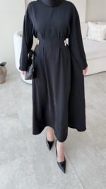 Meyla Gold Detaylı Elbise – Siyah - Görsel 6