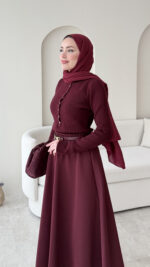 Vento Triko Kazak - Bordo - Görsel 2