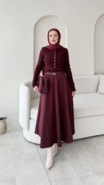 Vento Triko Kazak - Bordo - Görsel 5