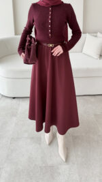 Vento Triko Kazak - Bordo - Görsel 6