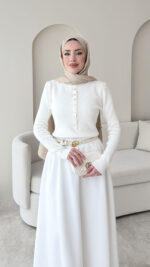 Vento Triko Kazak - Beyaz