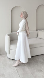 Vento Triko Kazak - Beyaz - Görsel 6