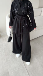 Pena İşlemeli Oyşo Takım - Siyah - Görsel 7