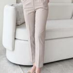 Visa Kemerli Pantalon - Taş