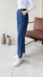 Kot Pantalon - Lacivert - Görsel 3