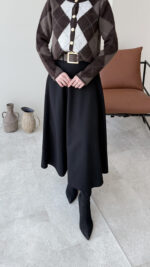 Nare Kemerli Etek - Siyah - Görsel 2