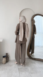 Tina Kemerli Takım - Vizon - Görsel 3