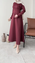 Peya Belden Bağlamalı Scuba Takım - Bordo - Görsel 7