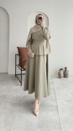 Peya Belden Bağlamalı Scuba Takım - Yeşil - Görsel 7