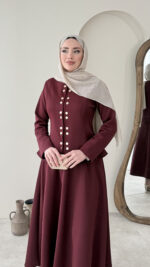 Leile Scuba Takım - Bordo - Görsel 5