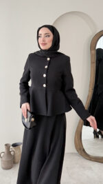 Mosa Etekli Takım - Siyah - Görsel 4