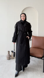 Bera Premium Kaşe Kaban – Siyah