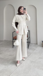 Pera Belden Bağlama Scuba Takım - Bej - Görsel 5